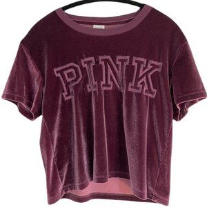 Victoria's Secret PINK SET Velour Jogger & T-Shirt